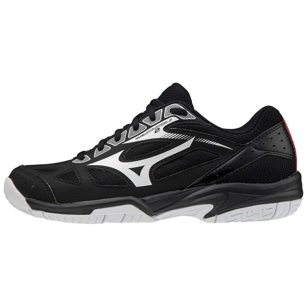 Scarpe Pallavolo Mizuno Cyclone Speed 2 Uomo - Nere/Bianche/Blu - 09378-OLBA